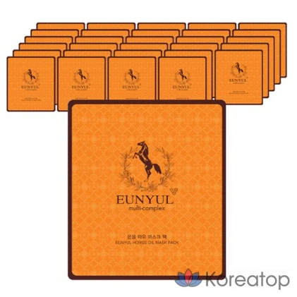 Тканевая маска для лица Eunyul Horse Oil Mask, 30 мл, 120 шт.