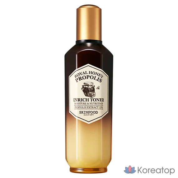 Тоник Skinfood Royal Honey Propolis Enrich, 160 мл, 1 шт.