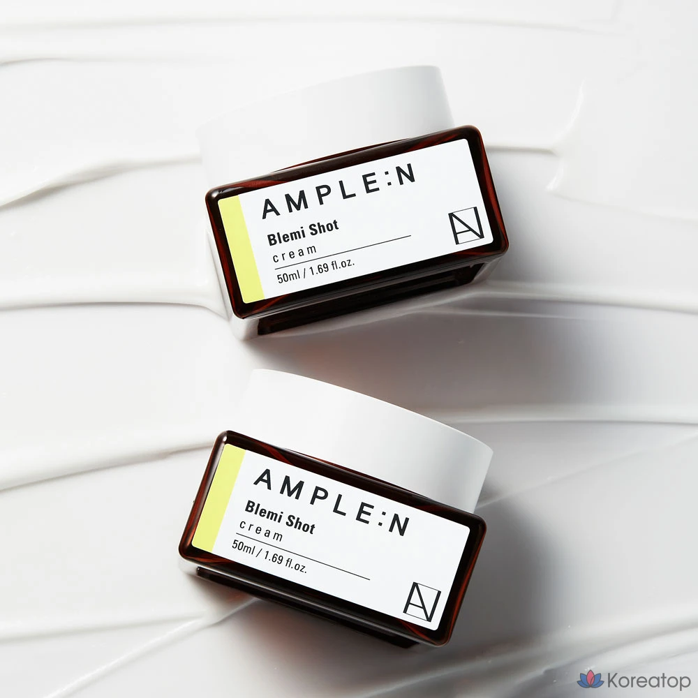 Крем для лица Coreana Ample:N &amp; Blemish Shot Whitening Blemish Cream, 1 шт., 50 мл