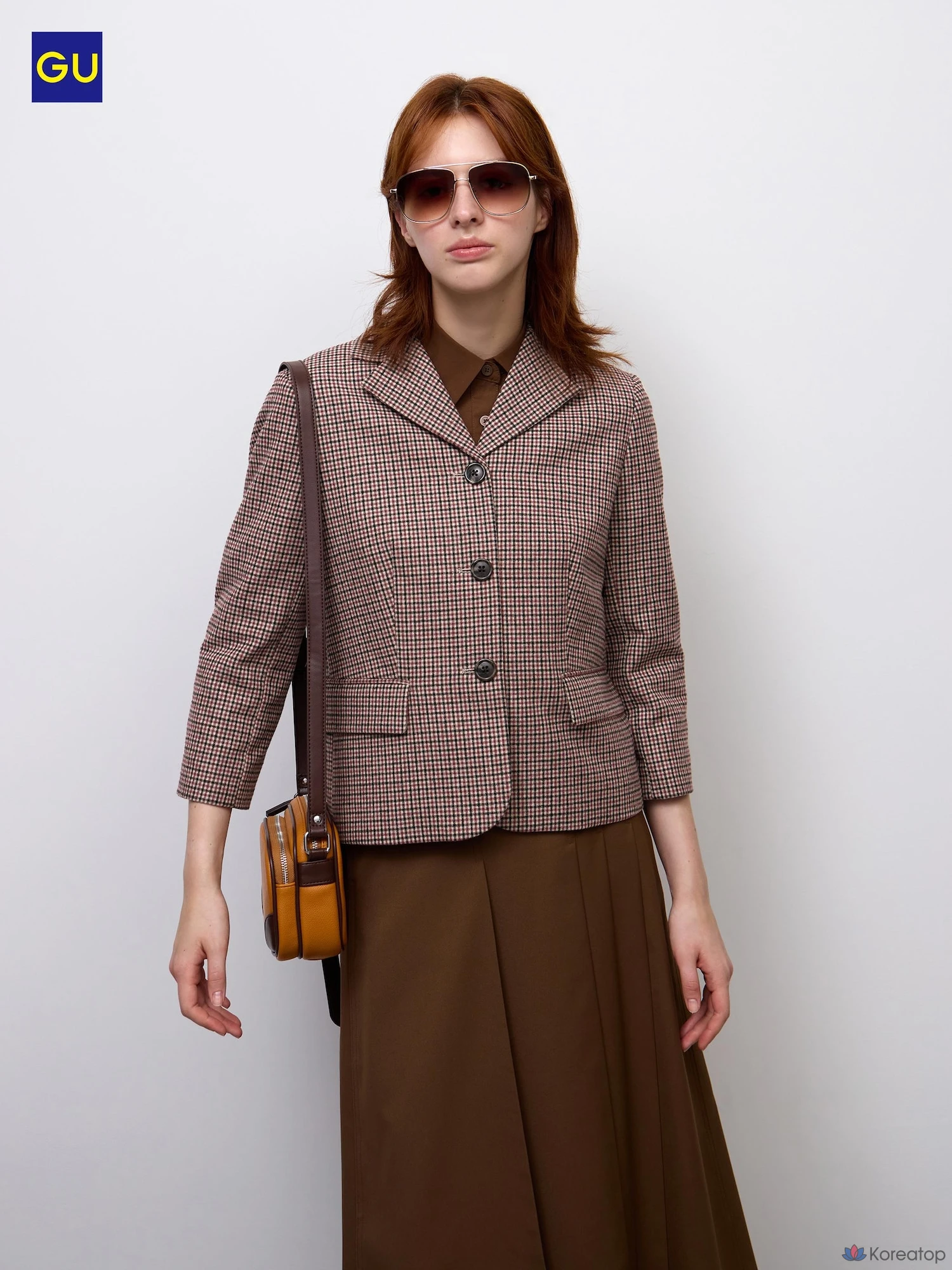 Куртка детская Uniqlo, в клетку