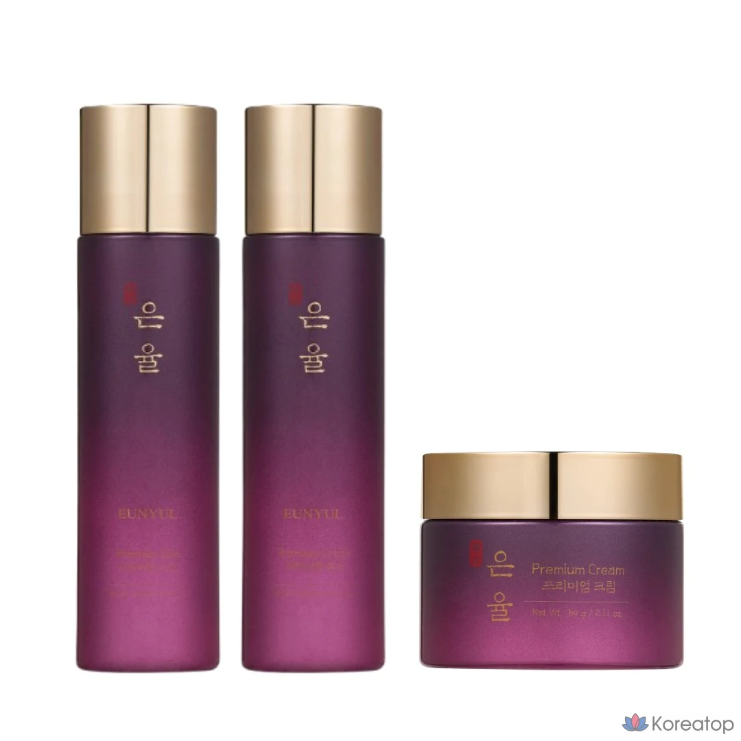 Набор Eunyul Oriental Medicine из 3 предметов: тоник, лосьон и крем (1 набор (150 мл для кожи, 150 мл лосьон, 60 г крем), 5 наборов)