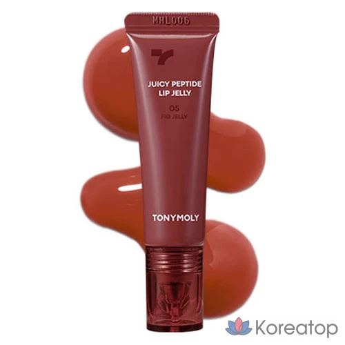 Губная помада Tony Moly Juicy Peptide Lip Jelly, оттенок 05 Fig Jelly, 10 г, 1 шт.