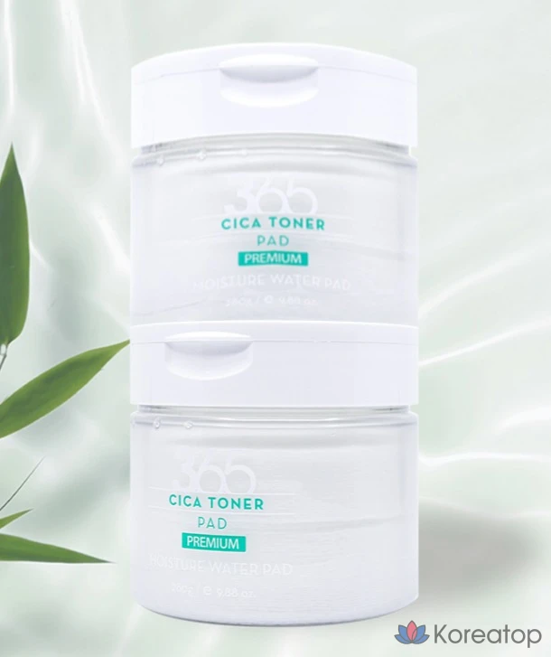 3W Clinic 365 Days Cica Toner Pad, 280 г, 1 шт.
