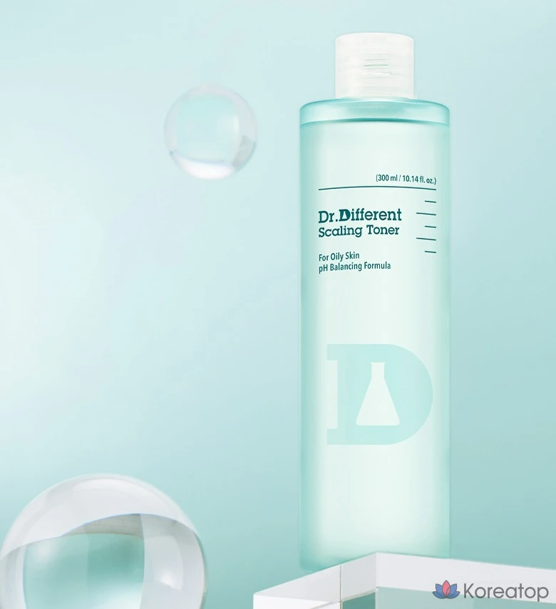 Тоник для очищения пор от кожного сала Dr. Different Sebum Pore Oily Scaling Toner, 300 мл, 1 шт., фото 3