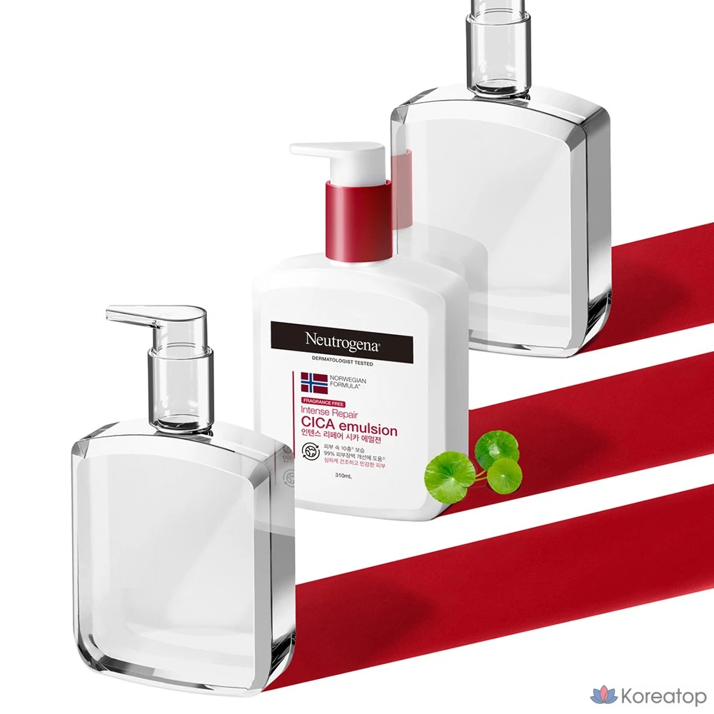 Лосьон для тела Neutrogena Intense Repair Cica Emulsion, 310 мл, 1 шт., фото 5