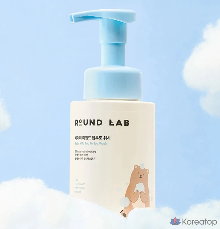 Детское мягкое средство для мытья волос Round Lab Baby Line, 300 мл, 1 шт.