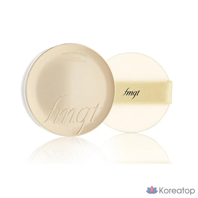 FMGT The Face Shop Gold Collagen Ampoule Glow Foundation, 15g, 203 Natural Beige, 1 шт., фото 2