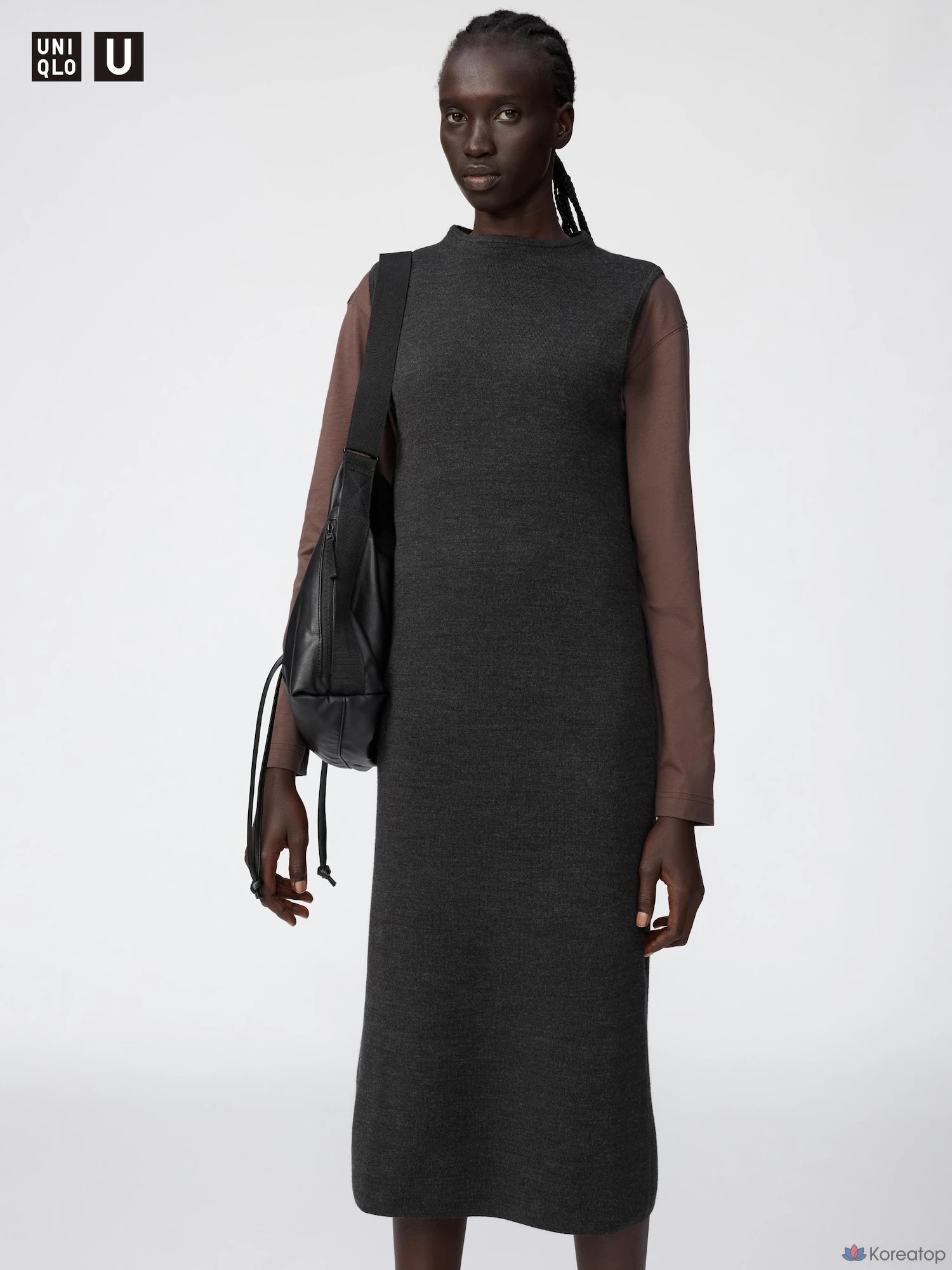 Платье Uniqlo Double Face Knit Sleeveless Dress
