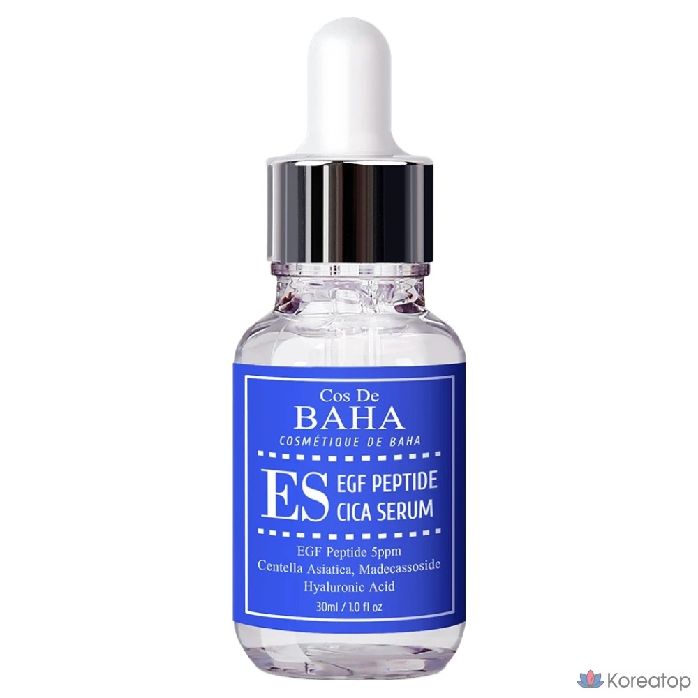 Сыворотка Cos De Baha EGF EasyGF Peptide Cica Madeca Soside, 1 шт., 30 мл