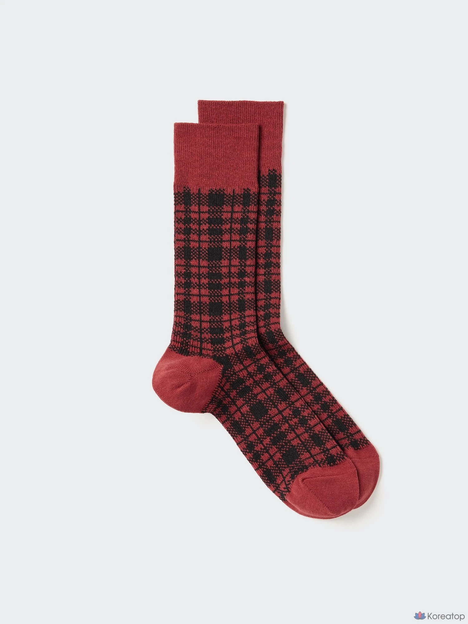 Носки Uniqlo HEATTECH, в клетку