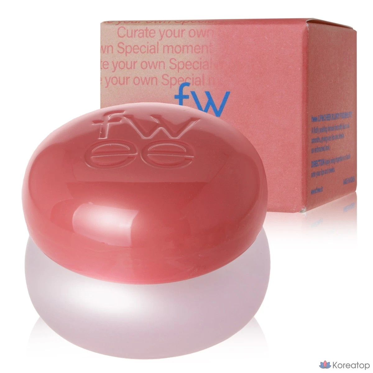 Бальзам для губ и щек fwee Lip & Cheek Blurry Pudding Pot, оттенок CR02 Boy, 5 г, 1 шт.