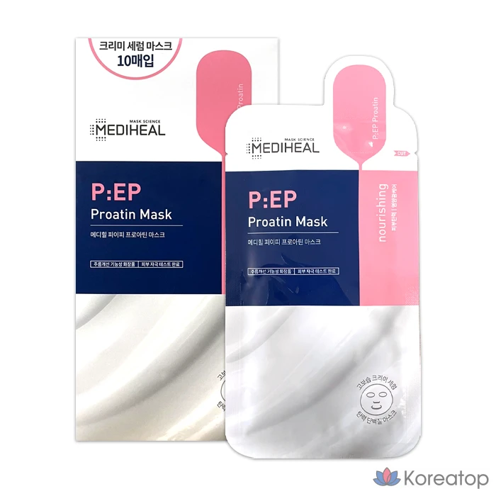 Mediheal PEP Proatin Mask 1P - Питательная протеиновая маска, упаковка из 1 шт.