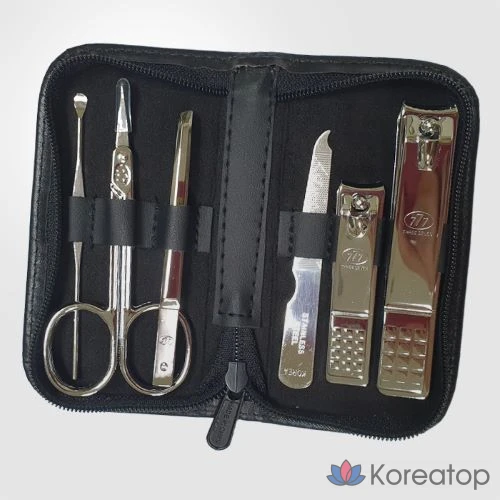 Набор для ухода Three Seven 6-piece Set (Nail Clipper), оттенок Blue, 1 шт., фото 3