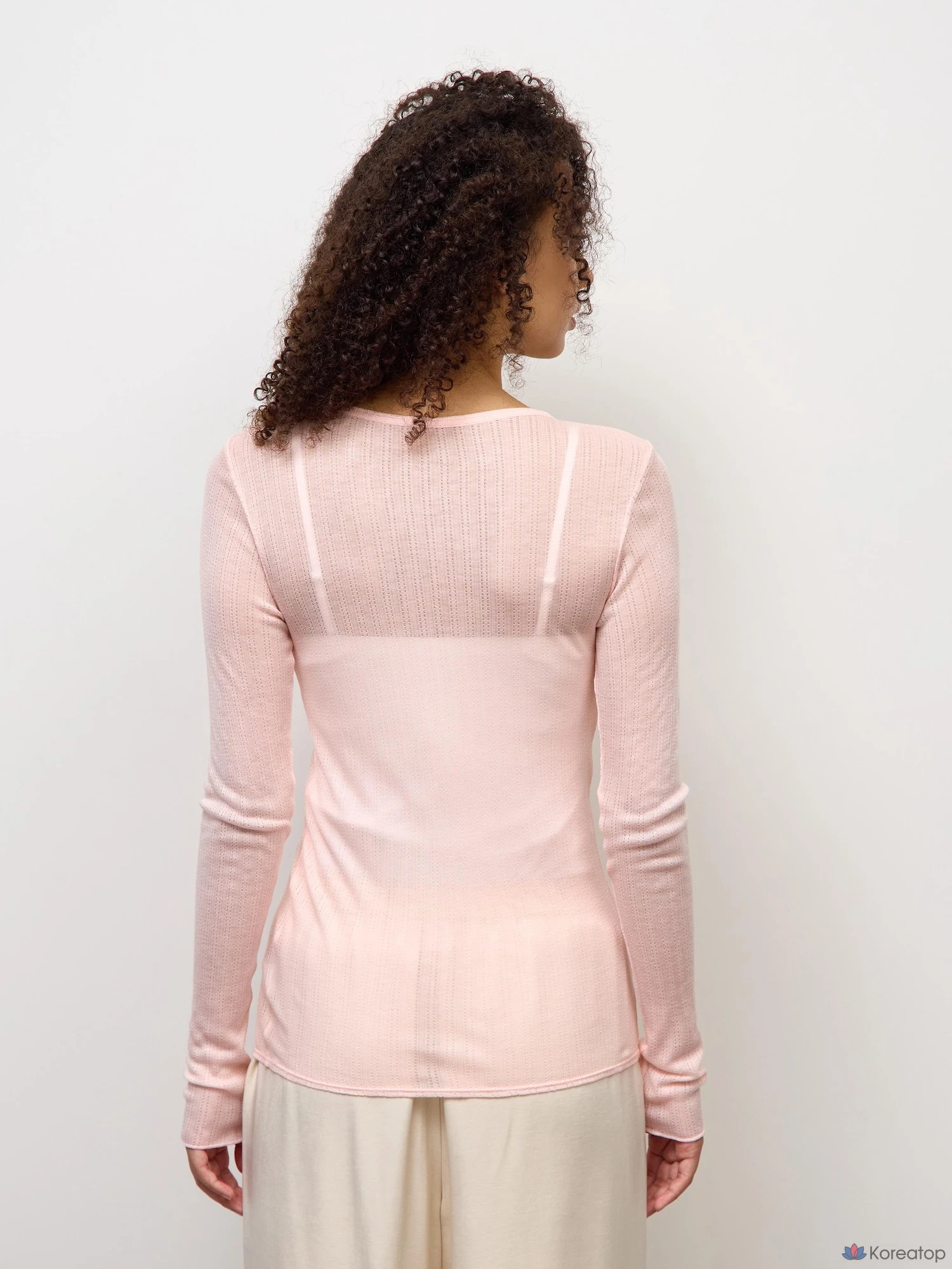 Футболка Uniqlo Warm Pointelle Crew Neck T