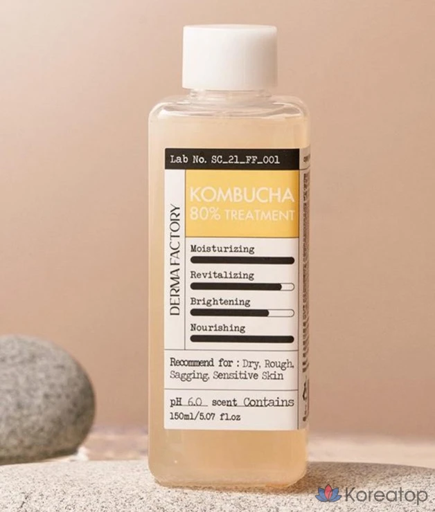 Derma Factory Комбуча 80% для лечения, 150 мл, 1 шт.