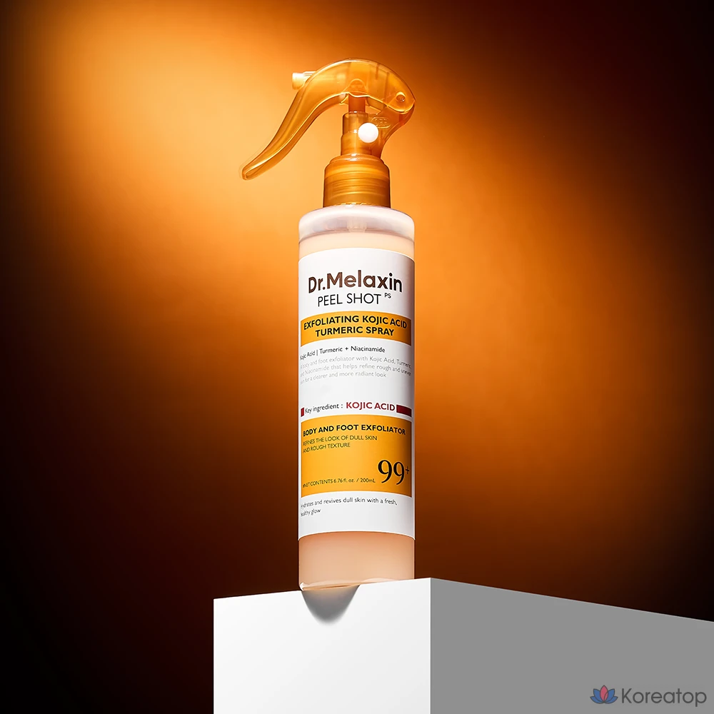 Пилинг Dr. Melaxin Peel Shot Kojic Acid Turmeric Spray, 200 мл, 1 шт.