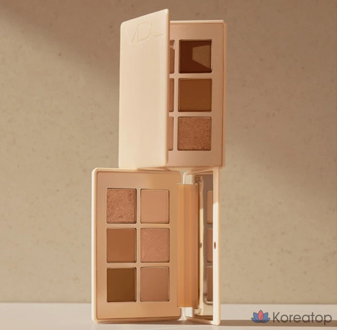 Палитра теней для век VDL Eyeshine Color Mode, 04 Cozy Neutral, 1 шт., фото 2