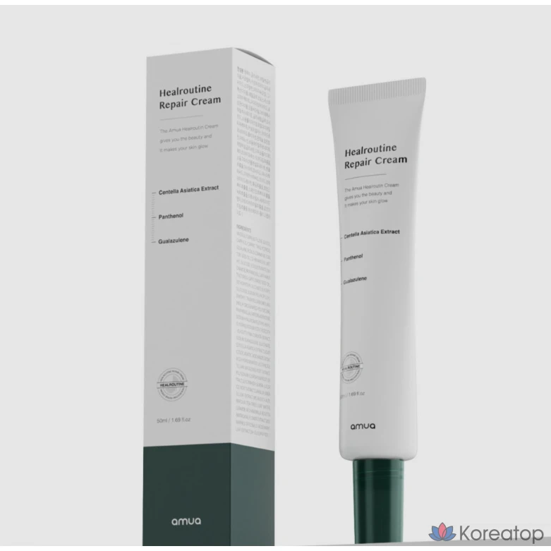 Восстанавливающий крем Amua Hilutin Cica для дерматологического лазерного лечения и удаления пигментных пятен, 1 шт., 50 мл