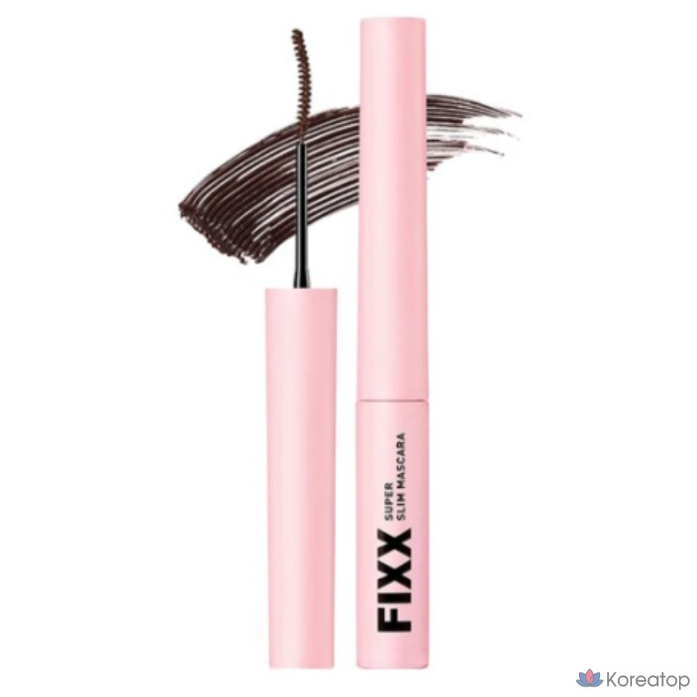 Тушь для ресниц So Natural Super Fix Slim Mascara, 2,8 г, 1 шт., оттенок 02 DK BROWN (темно-коричневый).