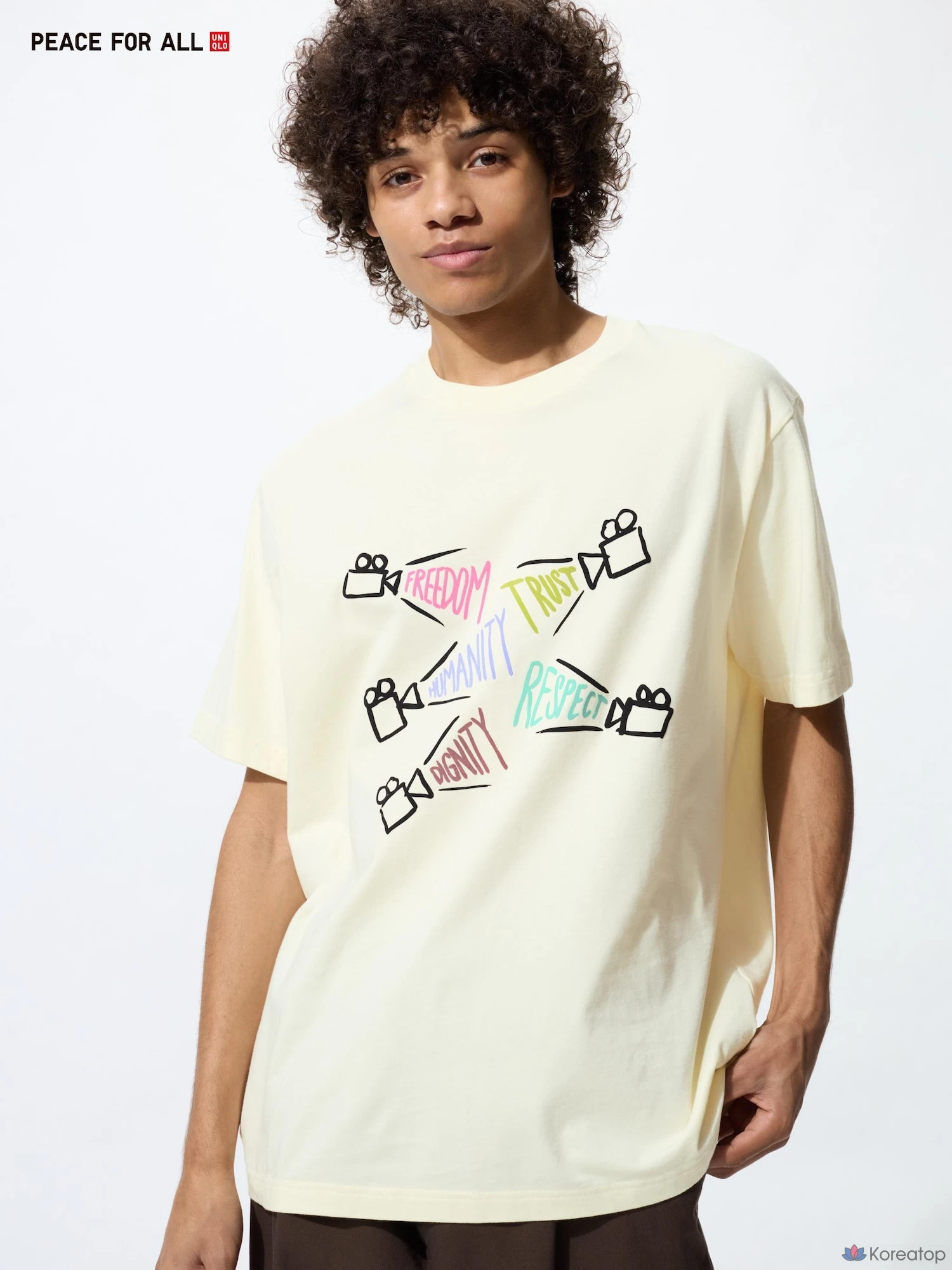 Футболка Uniqlo PEACE FOR ALL Graphic T (Regular Fit) DFF