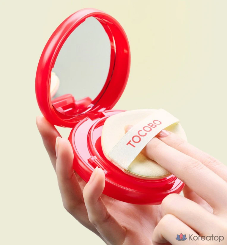 Набор Tokobo Apple Dewy Fit Cushion (основной продукт 15 г + сменный блок 15 г), 1 шт., кремовый оттенок 19 г., фото 2