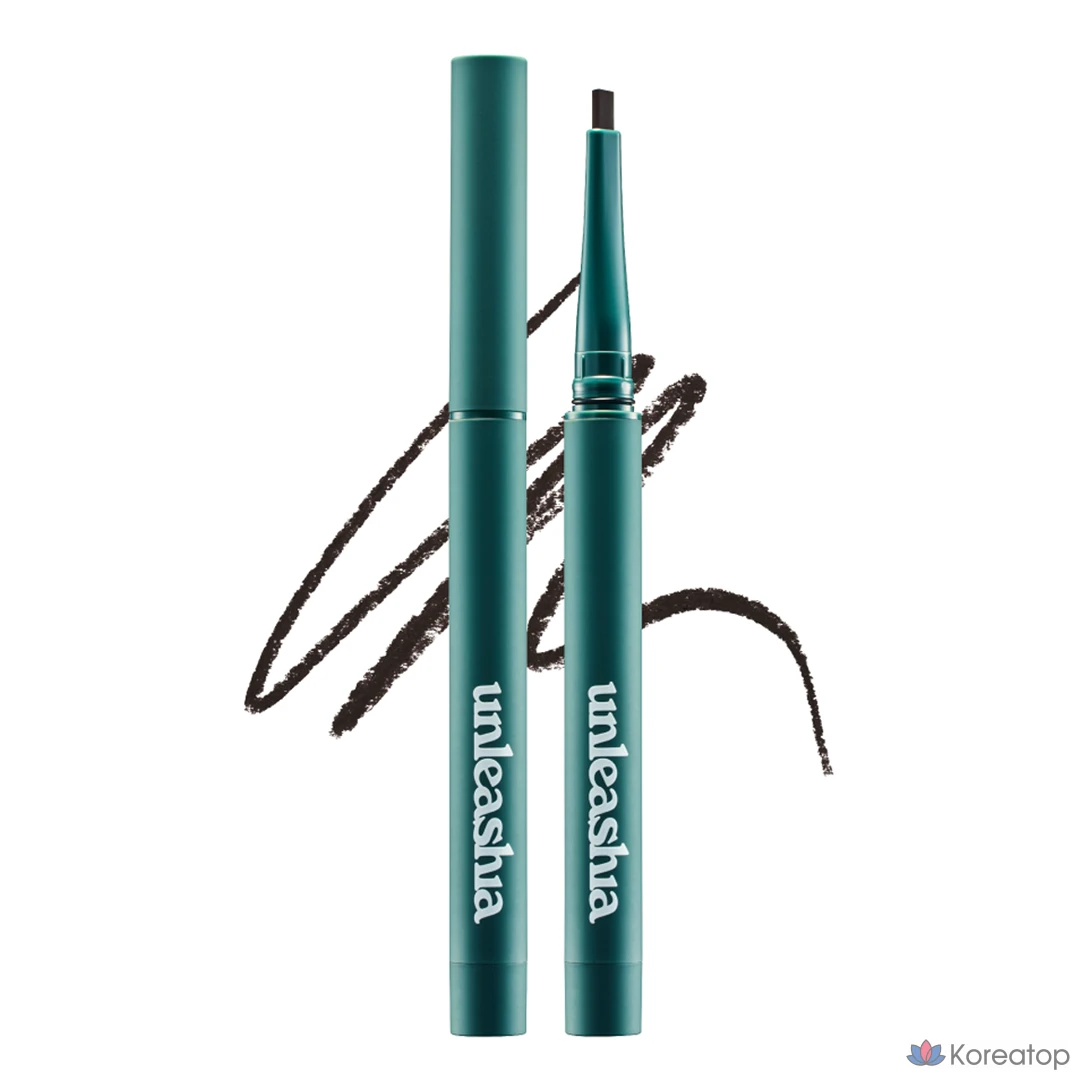 Подводка для глаз Unleashia Easy Glide Flat Eyeliner, 0,15 г, № 2, оттенок Mood Brown, 1 шт.