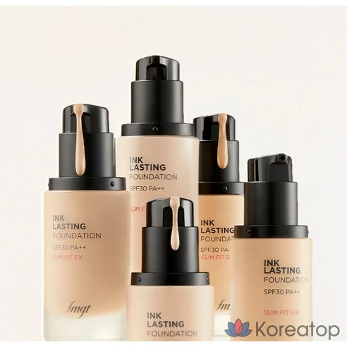 Тональная основа The Face Shop Ink Lasting Foundation Slim Fit V203 Натуральный бежевый