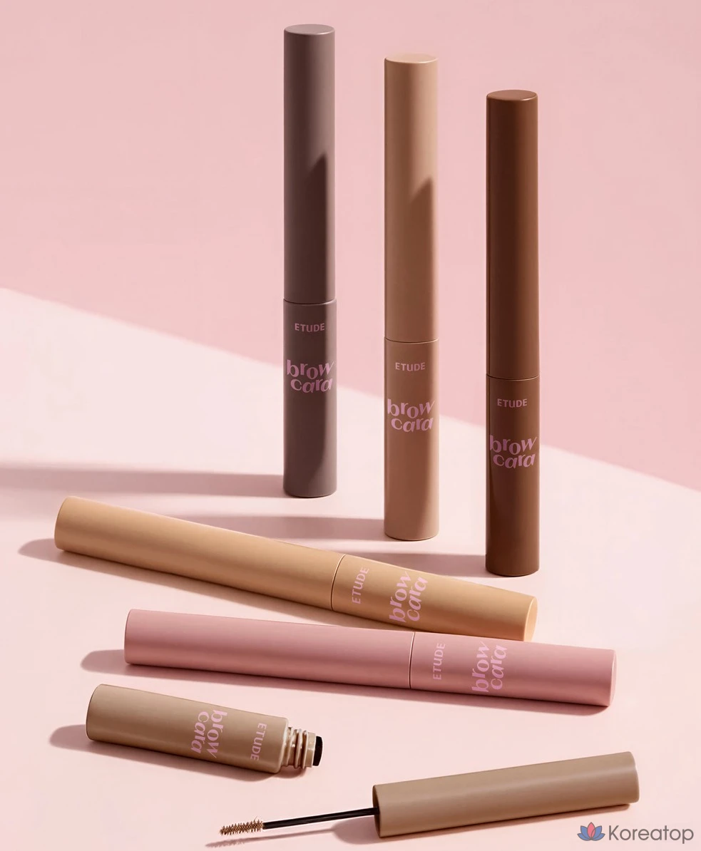 Карандаш для бровей Etude House Drawing Eyes Coloring Browcara, оттенок 05 Soft Taupe, 5 г, 1 шт., фото 4