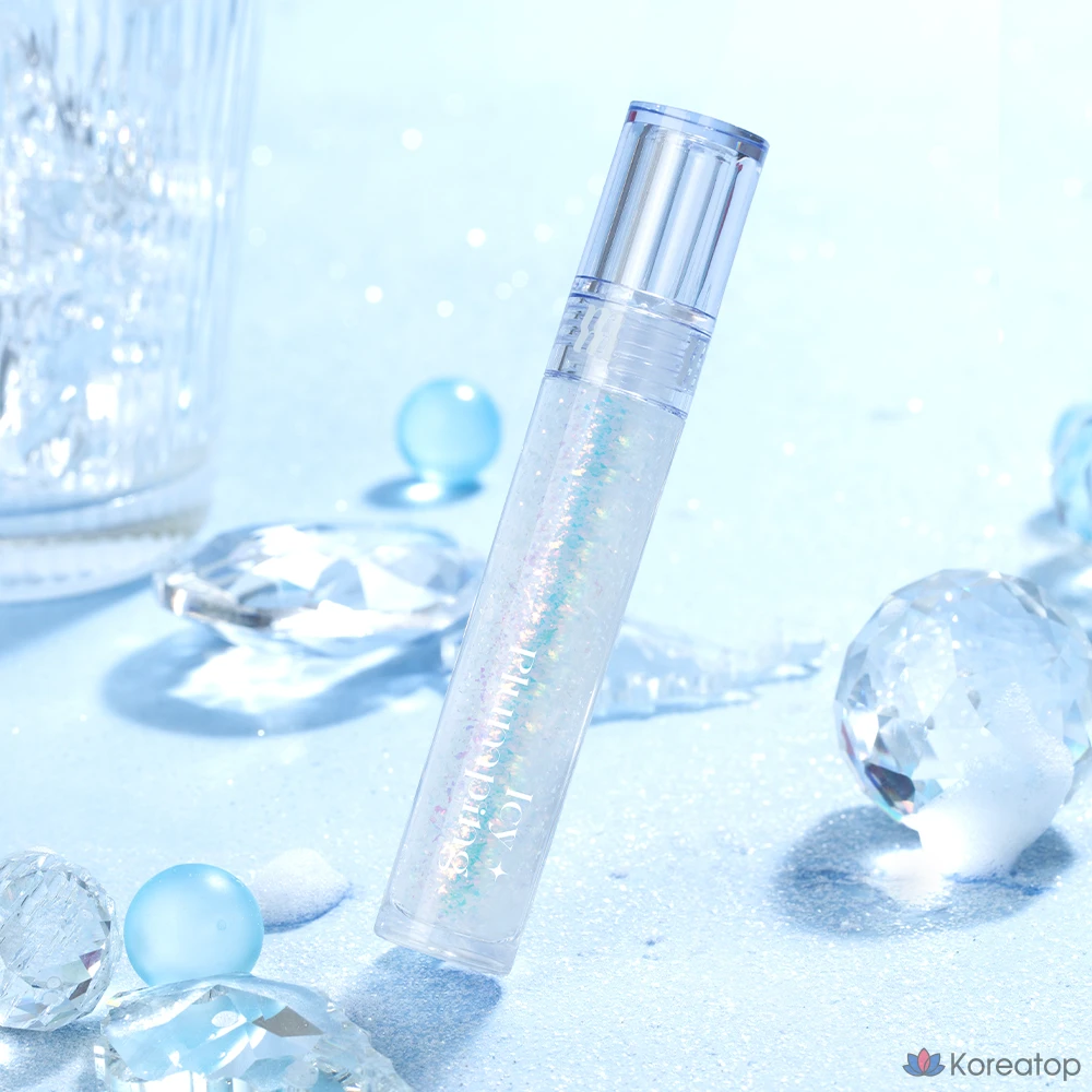 Блеск для губ MERZY Icy Plumping Lip Gloss, 1 шт., 4,5 г, IP1 Icy Flakes, фото 2