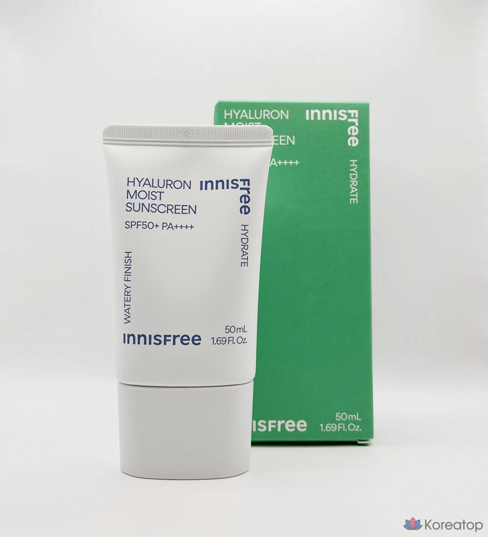 Увлажняющий солнцезащитный крем Innisfree True Hyaluronic Acid, 50 мл, SPF50+ PA++++, 1 шт.