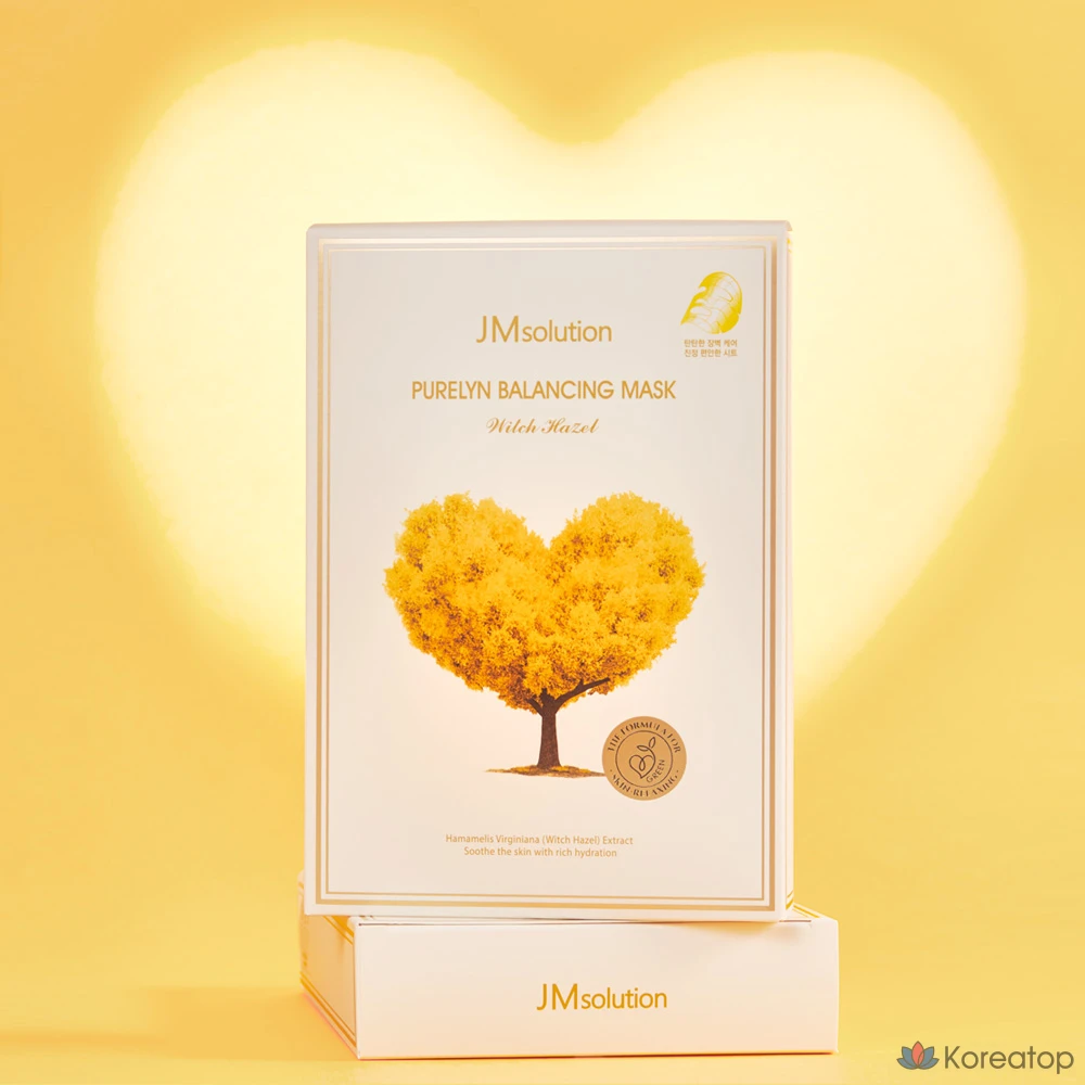 Набор из 4 масок JM Solution Purerin, успокаивающее увлажнение, придание жизненной силы, 5 комплектов (200 листов), фото 4