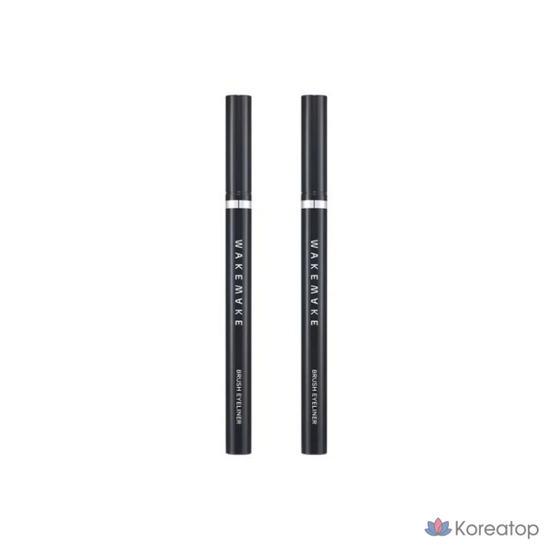 Подводка для глаз WAKEMAKE Iron Wall Brush, 1 шт., черная