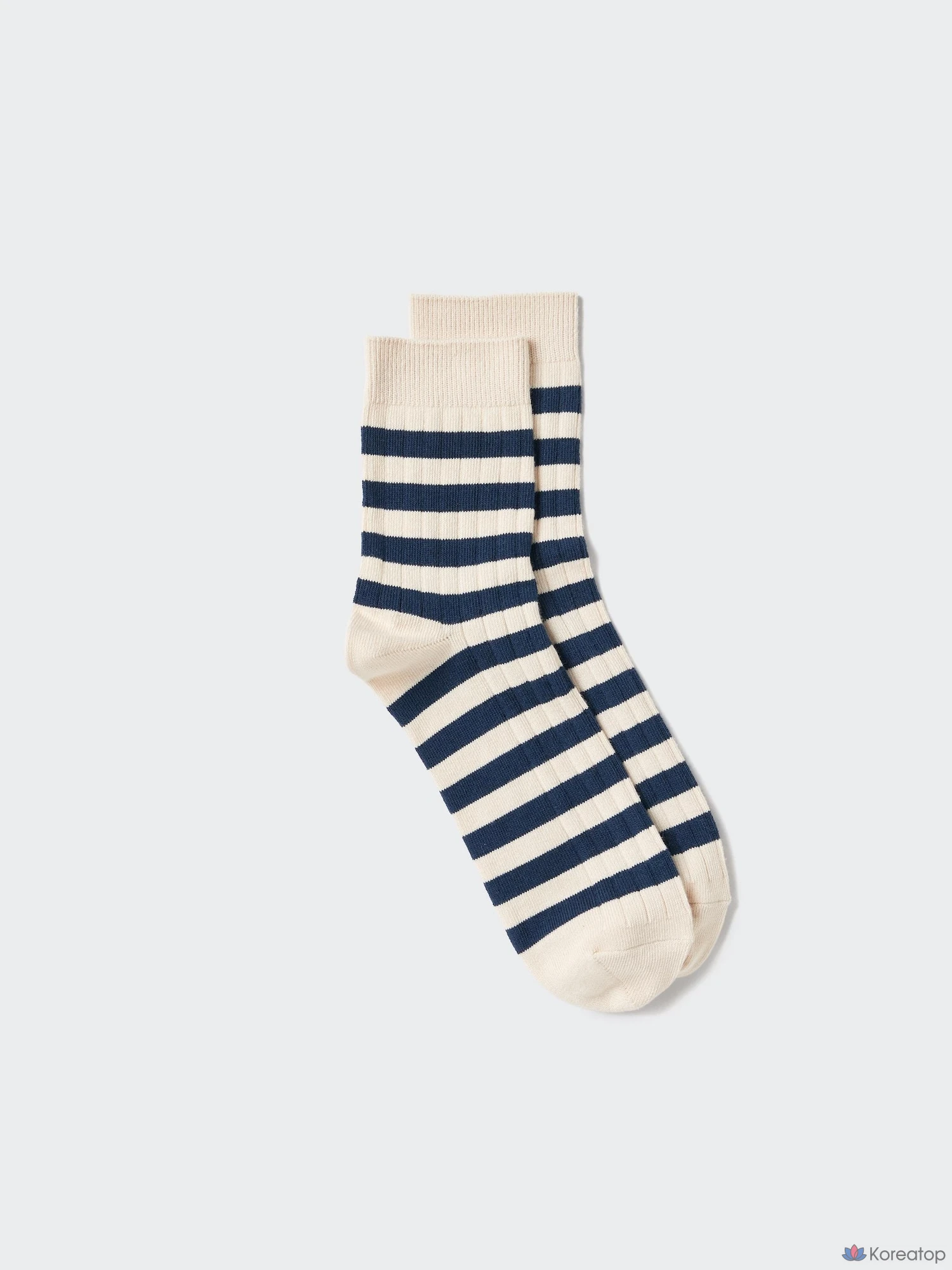 Носки Uniqlo Half Socks, в полоску