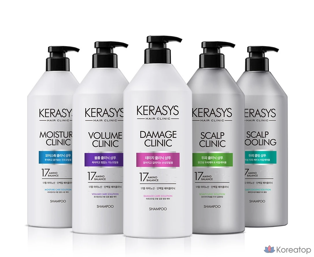 Протеиновый шампунь KeraSys Damage Clinic, 980 мл, 1 шт., фото 4