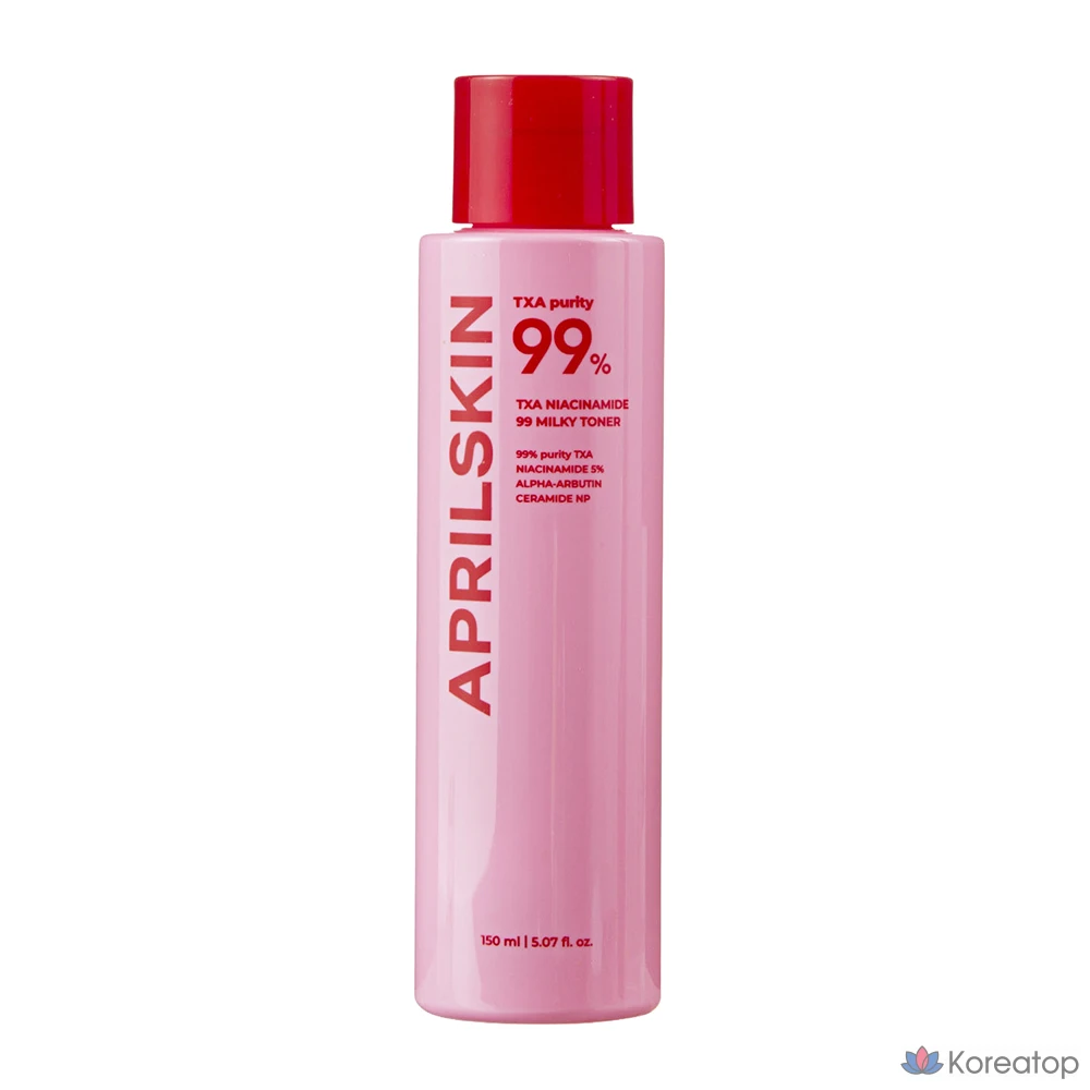 Тоник April Skin TXA Niacinamide Toning Shot 99 Milky Toner, 150 мл, 1 шт.