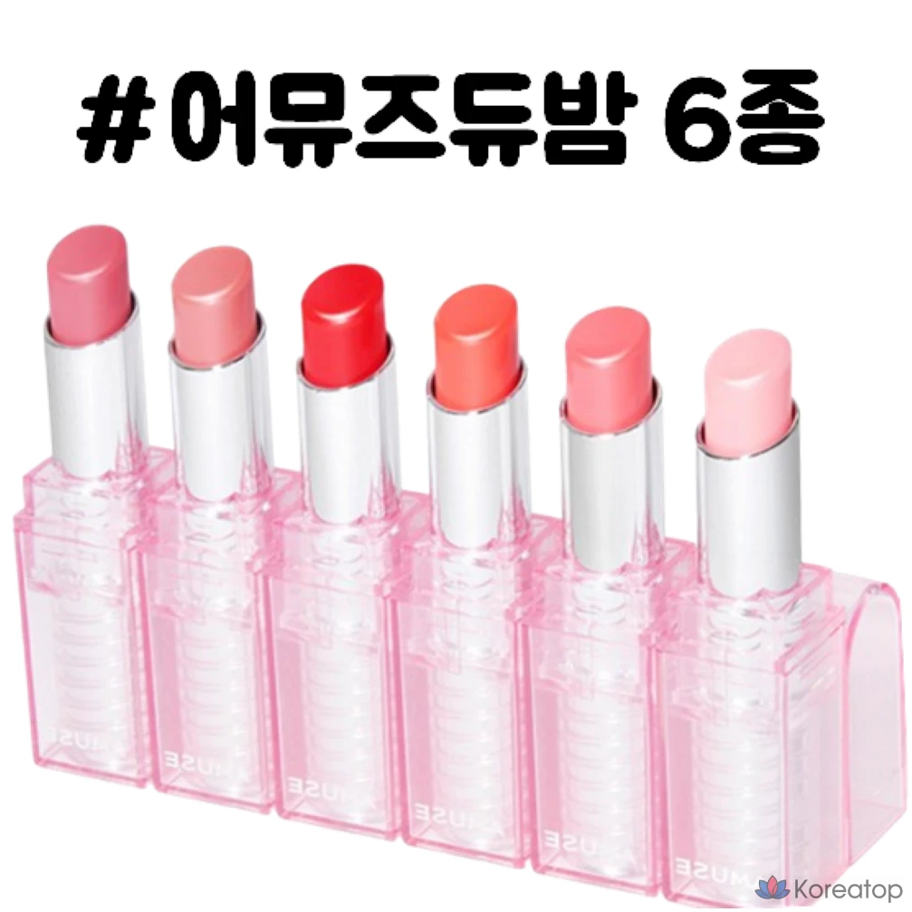 Тонирующий бальзам для губ Amuse DuBalm, персиковый оттенок, 3,2 г, 1 шт., фото 3