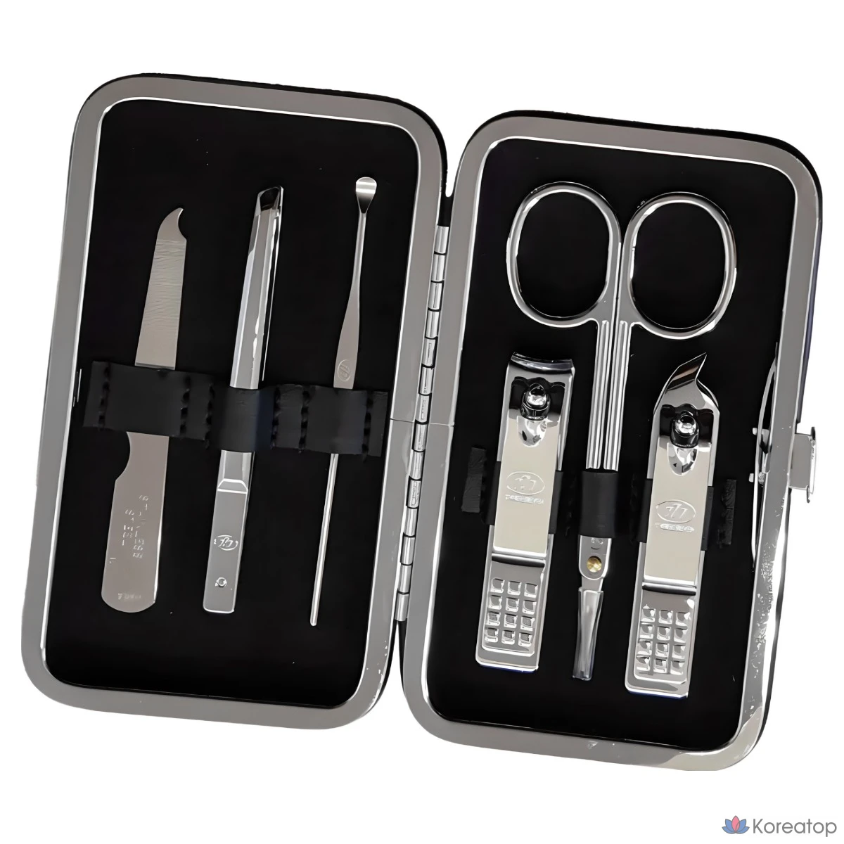 Набор для ухода Three Seven 777 Simple Nail Clipper 6-piece Set, серебристый, 1 шт.