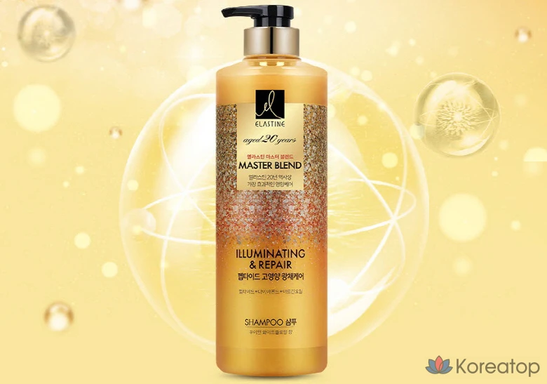 Шампунь Elastine Master Blend Peptide High-Nutrient с высоким содержанием питательных веществ, аромат «Белый цветок», 770 мл, 1 шт.