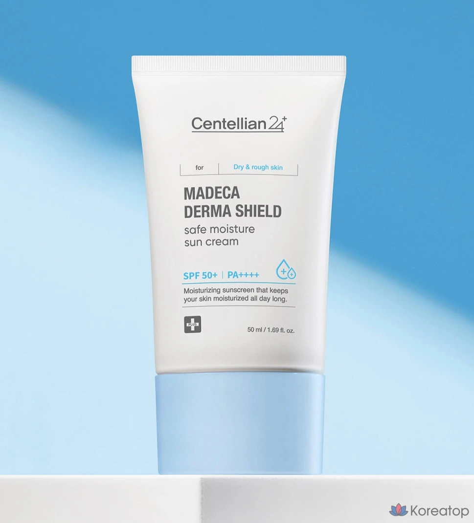 Солнцезащитный крем Centellian24 Madeca Derma Shield Safe Moisture Sunscreen SPF50+ PA++++, 50 мл, 1 флакон.