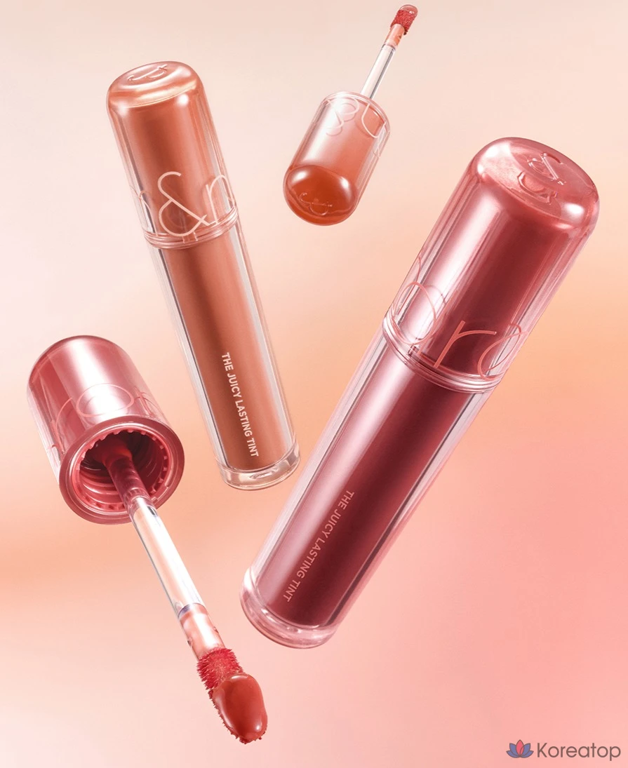 Тинт для губ ROM&ND The Juicy Lasting Tint, оттенок 34 Chai Apricot, 1 шт., фото 4