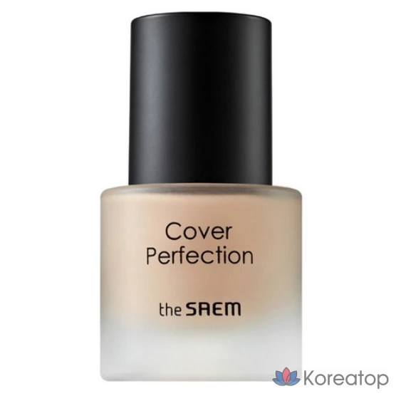Консилер-основа The Saem Cover Perfection, мини-версия, 15 мл, оттенок 2.0 Rich Beige.
