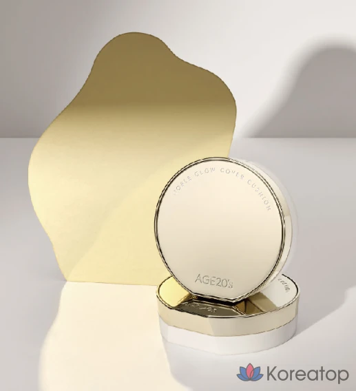 Тональный крем-кушон Noble Glow Cover Cushion Foundation 12 г + сменный блок 12 г, № 23, нейтральный бежевый, 1 шт.