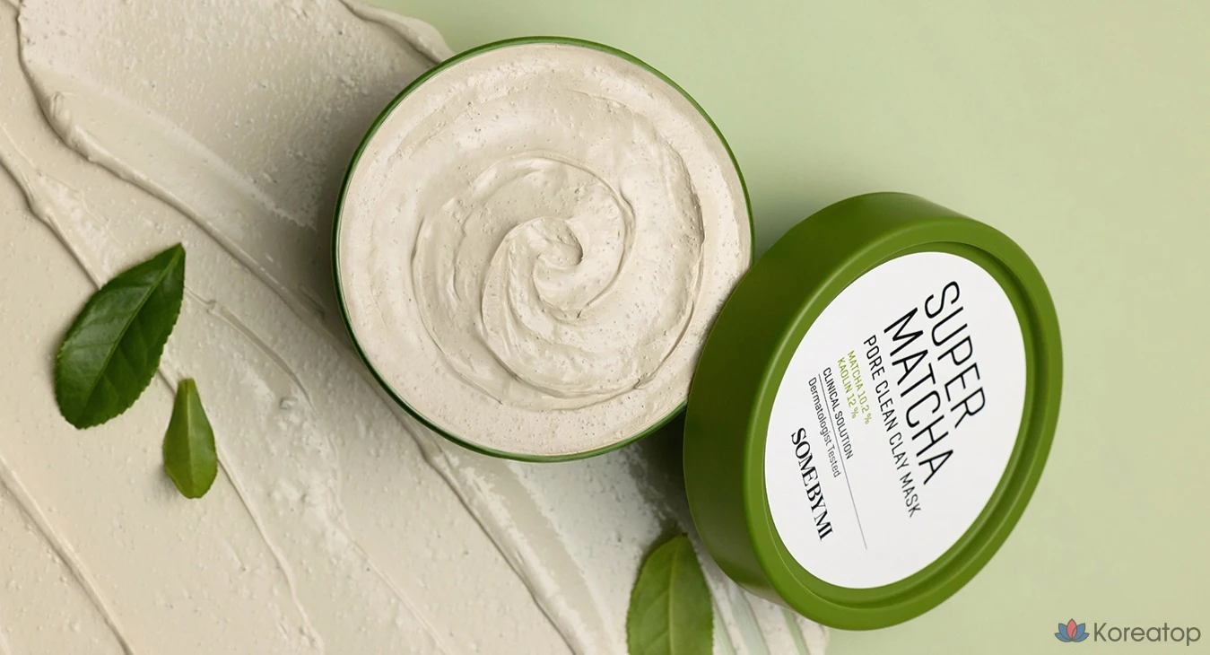 Глиняная маска для очищения пор Some By Mi Super Matcha, 100 г, 1 упаковка, 1 шт.