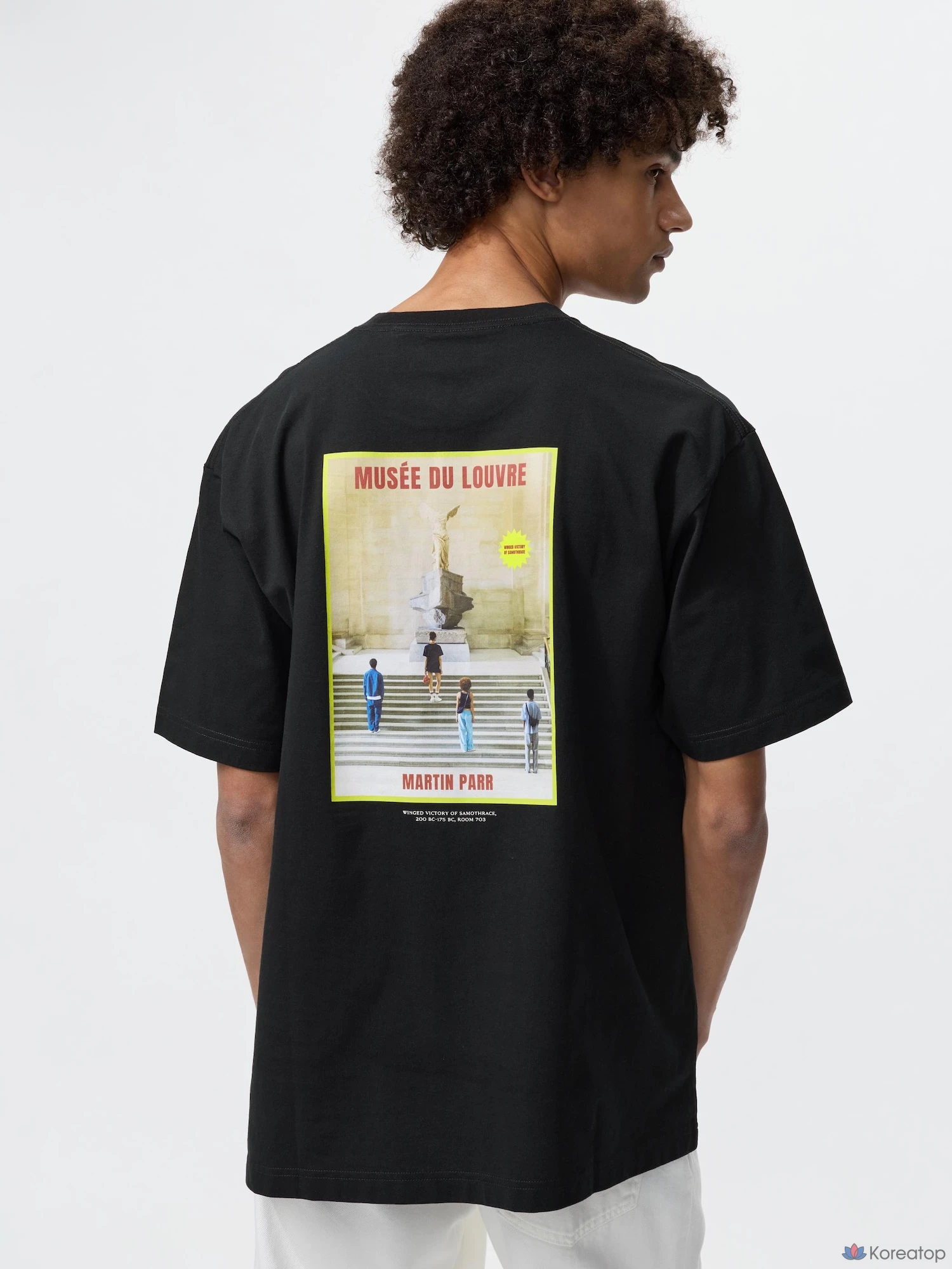 Футболка Uniqlo Louvre UT Graphic T, черный