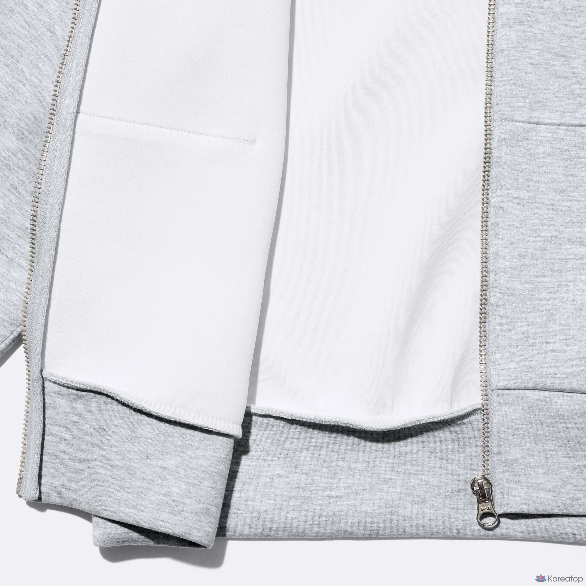 Худи на молнии Uniqlo Puff Sweat Full-Zip Hoodie
