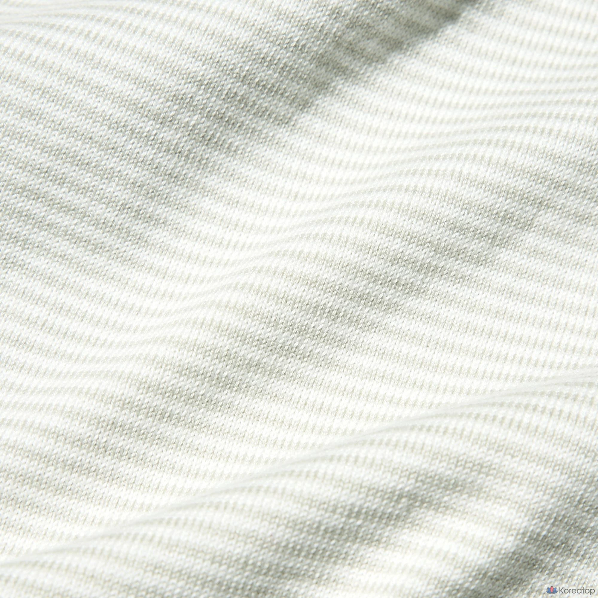 Свитер-поло Uniqlo Washable Knit Polo Sweater, короткий рукав, в полоску
