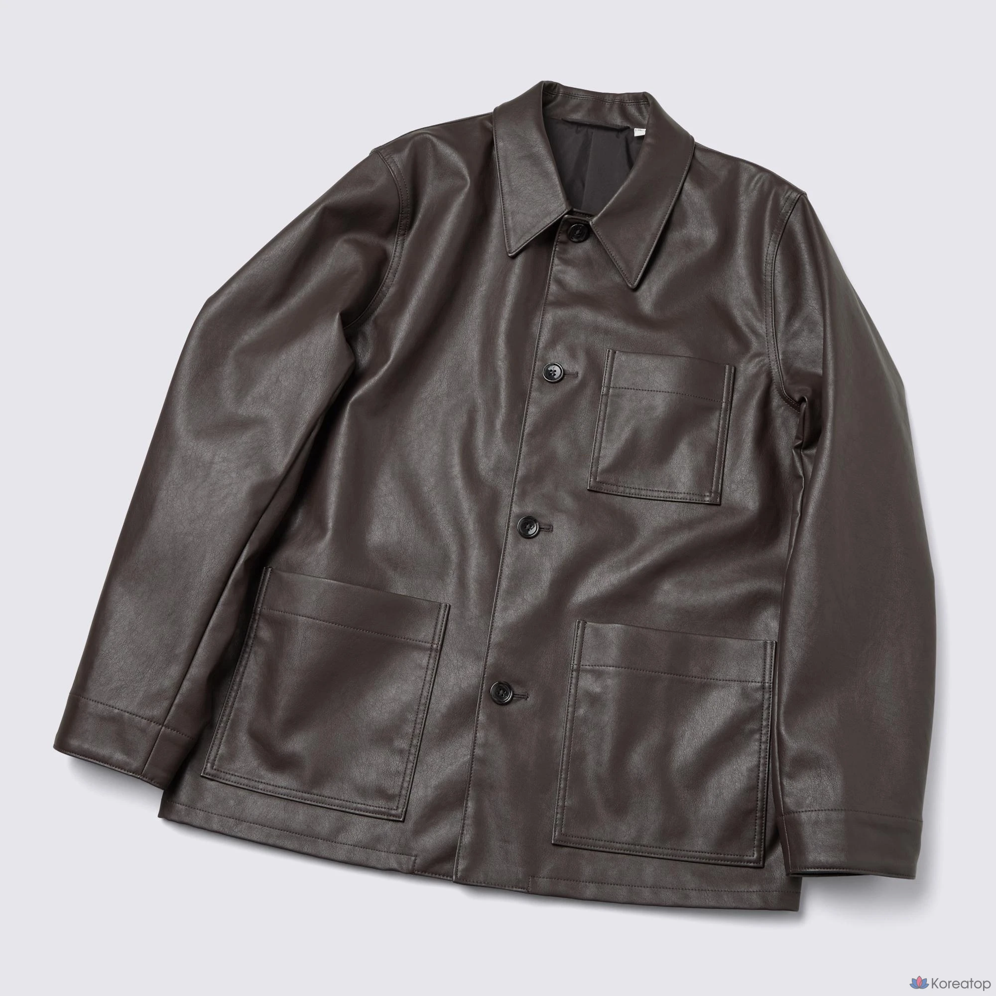 Куртка Uniqlo Faux Leather Coverall Jacket