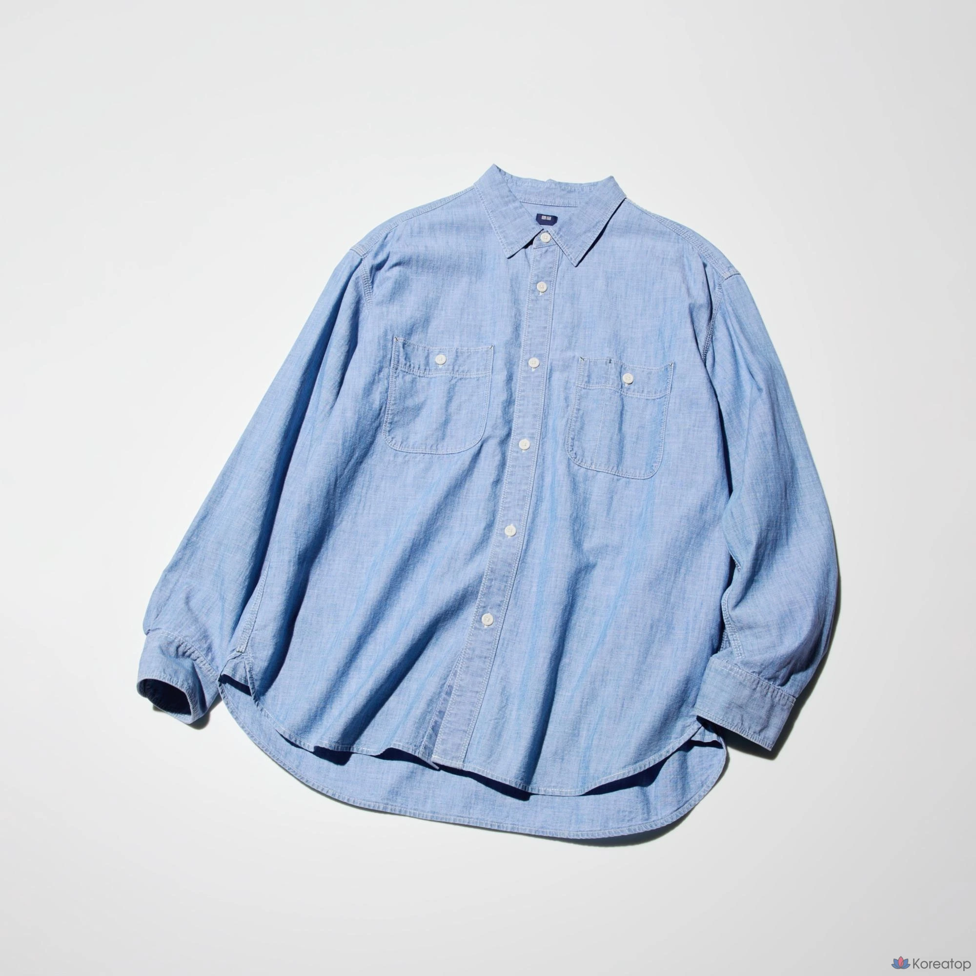 Рубашка Uniqlo Chambray Overshirt