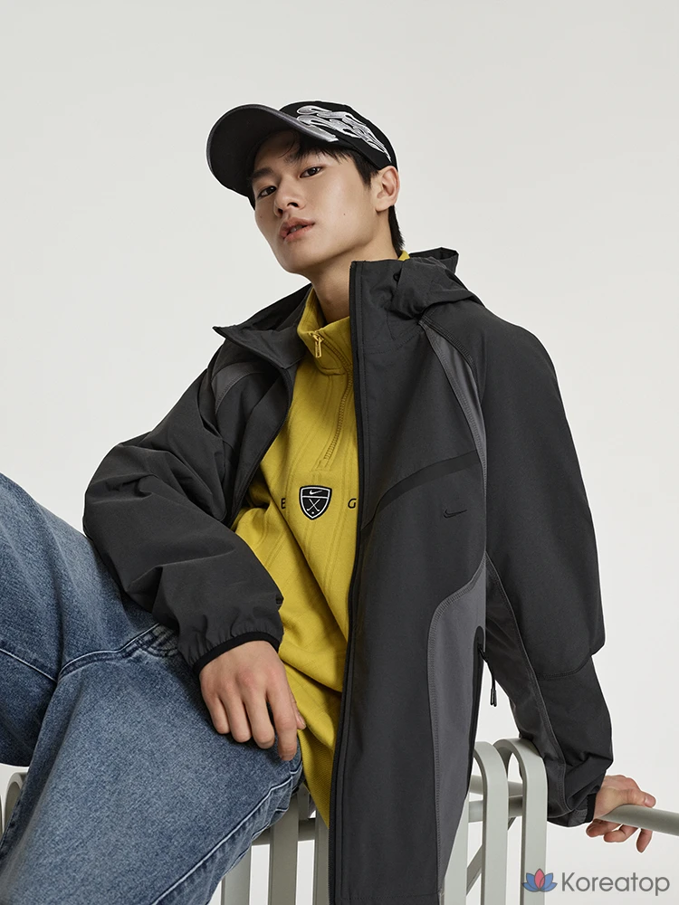 Топ для гольфа мужской Nike Fairway Fresh Therma-FIT Oversized Half-Zip