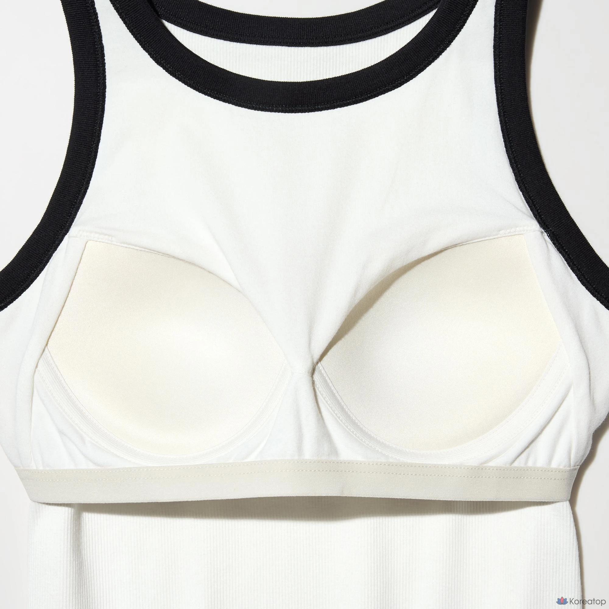 Бра-топ Uniqlo Rib Bra Top (Colorblock)